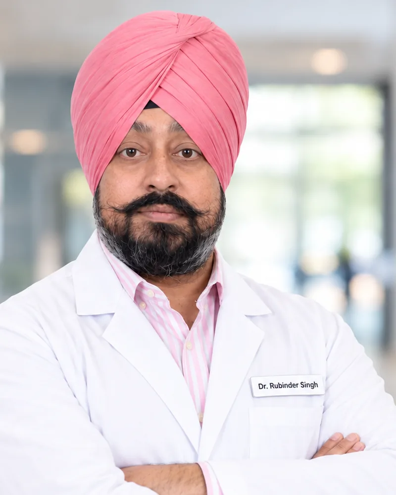 Dr. Rubinder Singh, BDS, MPH, FICOI (USA), founder, chief dental surgeon and implantologist at World Dental Care Centre, Amritsar